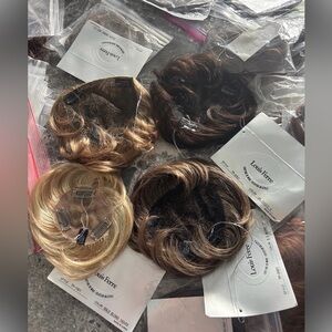 Women’s bundle of 40 Hair pieces topper wig /toppette/Bang- Hair extensions.